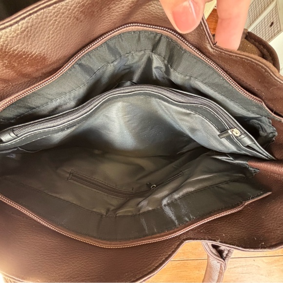 New brown suede handbag, boho purse - Picture 6 of 6